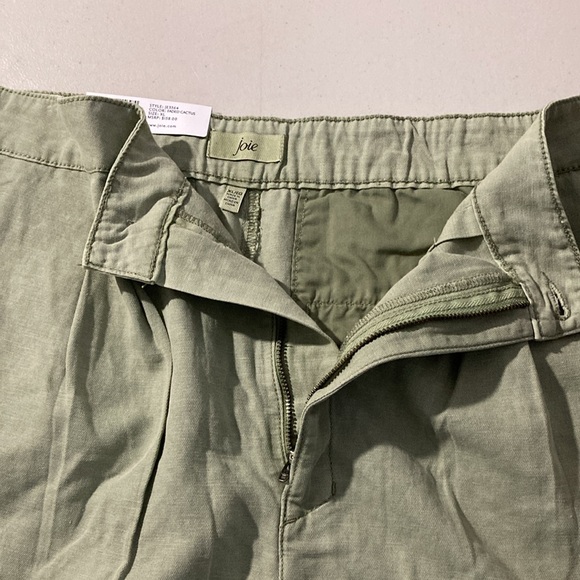 Joie Pleated Short, XL, Faded Cactus, Style JE3364 - Picture 6 of 16
